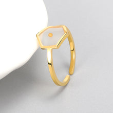 Load image into Gallery viewer, Hexagon Mustard Seed Ring