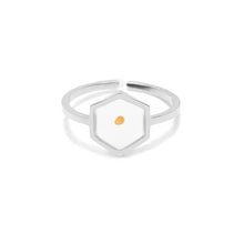 Load image into Gallery viewer, Hexagon Mustard Seed Ring