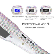 Load image into Gallery viewer, Sparkly Rhinestone Flat Iron