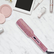 Load image into Gallery viewer, Sparkly Rhinestone Flat Iron