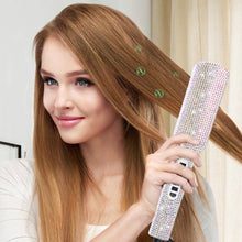 Load image into Gallery viewer, Sparkly Rhinestone Flat Iron